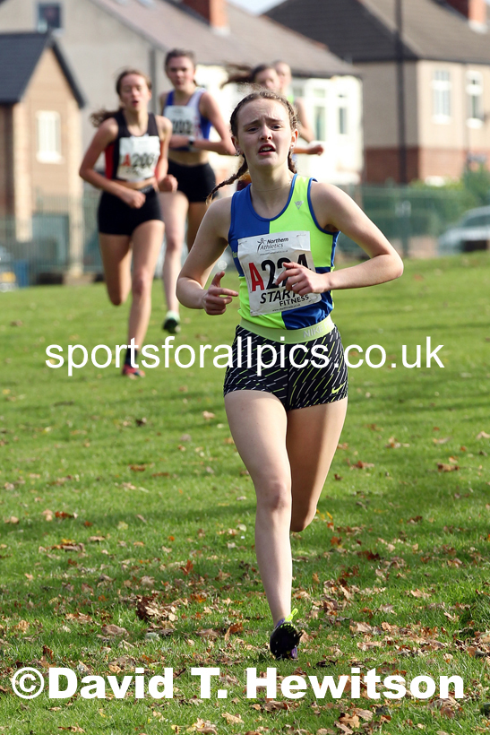 Womens under-17s Northern Cross Country Relays, Graves Park, Sheffield. Photo: David T. Hewitson/Sports for All Pics